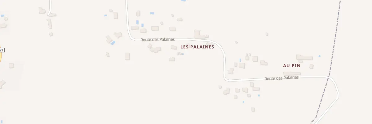 Plan du 800 Rte des Palaines à Saint-Germain-et-Mons