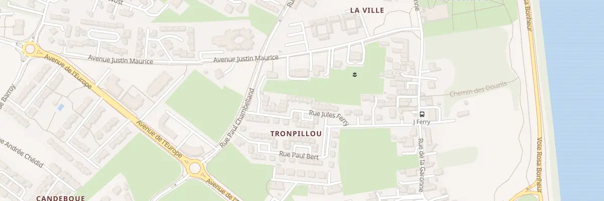 Plan du 28 Rue Jules Ferry au Passage