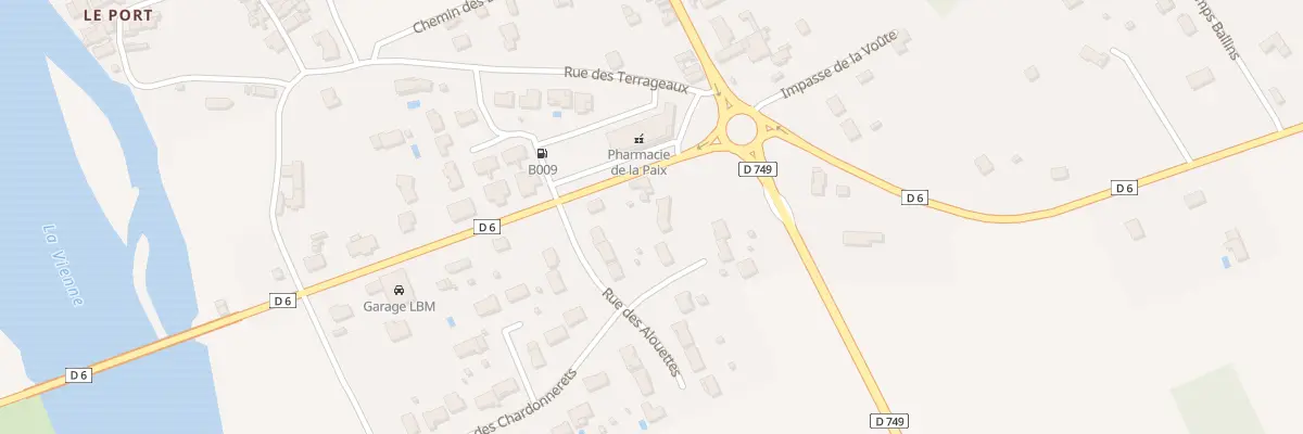 Plan du 2 Rue des Chardonnerets à Bonnes
