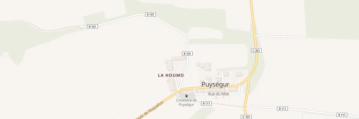 Plan du 5022 A la Houmo à Puységur