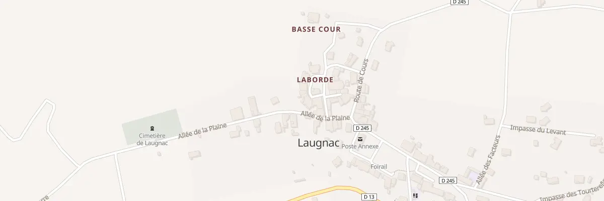 Plan du 5053 Le Bourg à Laugnac