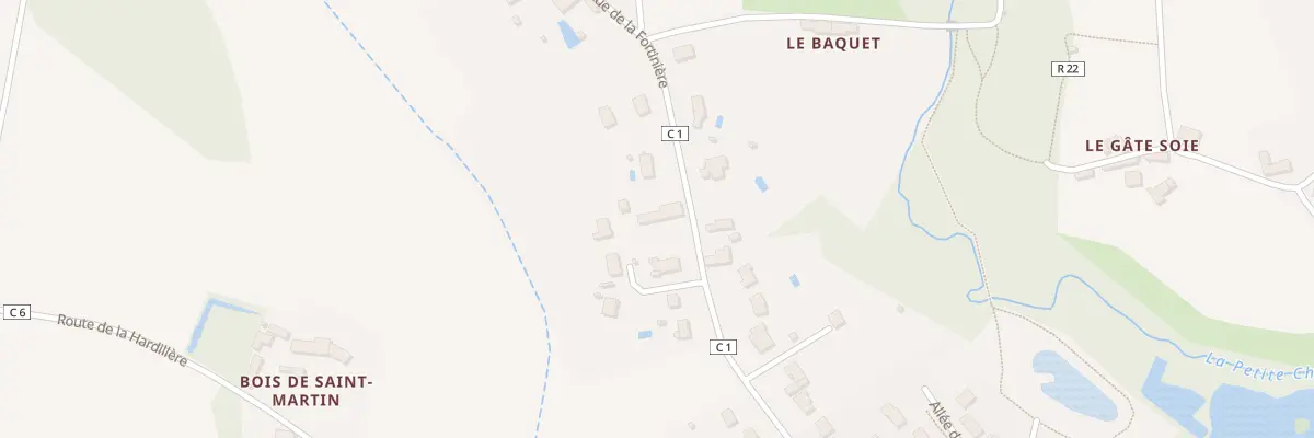 Plan du 50 Rue de la Fortinière à Charentilly