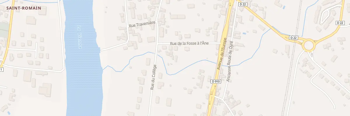 Plan du 5 Rue de la Fosse à l’Ane à Dangé-Saint-Romain