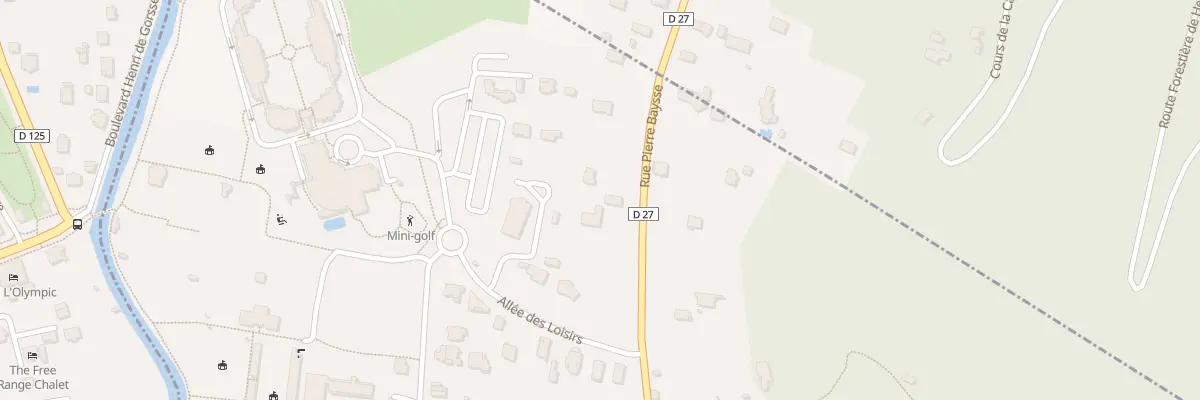 Plan du 25 Rue Pierre Baysse à Saint-Mamet