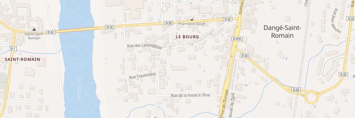 Plan du 9 Rue du Collège à Dangé-Saint-Romain