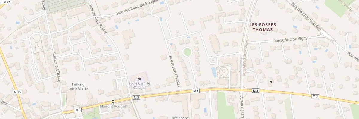 Plan du 9 Rue Louis Pasteur à Fondettes