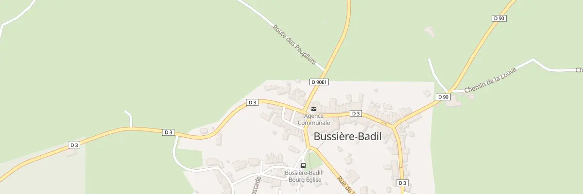 Plan du 47 Le Bourg à Bussière-Badil