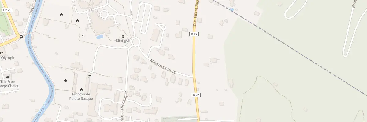 Plan du 2 All des Loisirs à Saint-Mamet