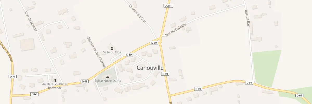 Plan du 5 Res Theatre Gallo Romain à Canouville