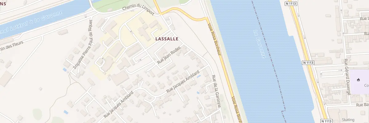Plan du 203 Rue de la Garonne au Passage