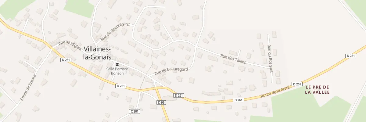 Plan du 7 Beauregard à Villaines-la-Gonais