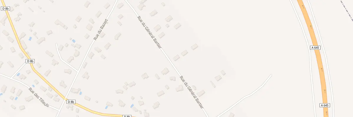 Plan du 23 Rue du Général Bartier à Huos