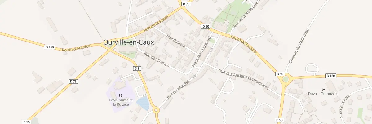 Plan du 9 Pl Jean Lepicard à Ourville-en-Caux