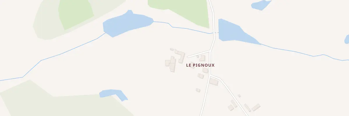 Plan du 5008 Le Pignoux à Hiesse