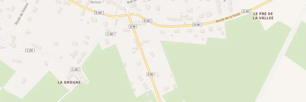 Plan du 5 Rte de Saint Maixent à Villaines-la-Gonais