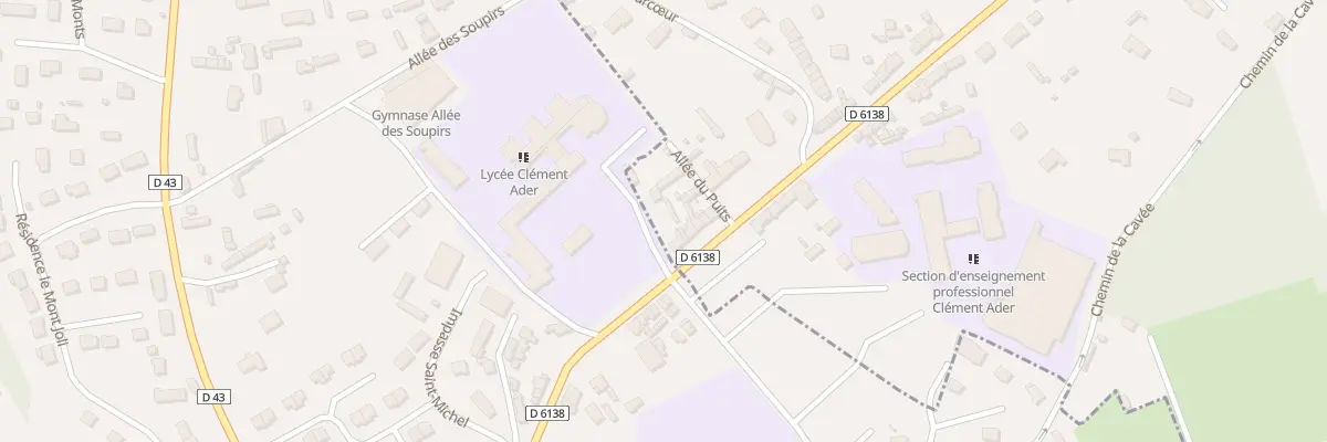 Plan du 3 Cote Aristide Briand à Menneval