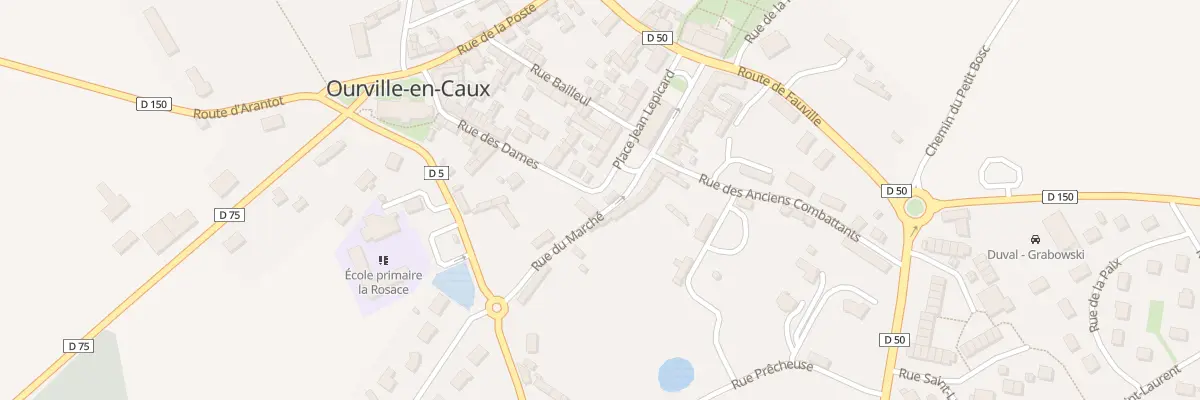 Plan du 1 Rue des Dames à Ourville-en-Caux