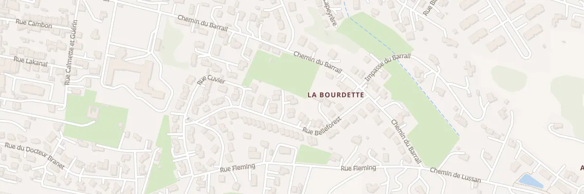 Plan du 25 Rue Belleforest à Auch