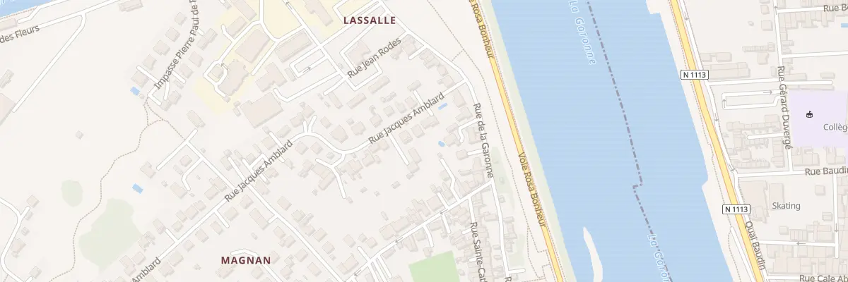Plan du 3 Rue Jacques Amblard au Passage