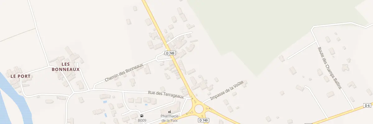Plan du 10 Rte de Châtellerault à Bonnes