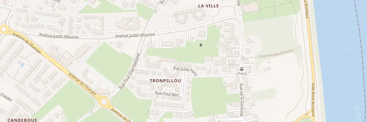 Plan du 16 Rue Jules Ferry au Passage