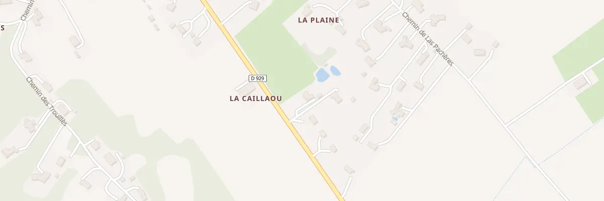 Plan du 33 Rte de Masseube à Pavie