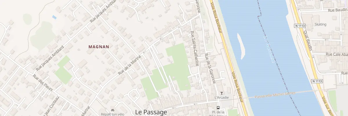 Plan du 13B Rue de la Marine au Passage