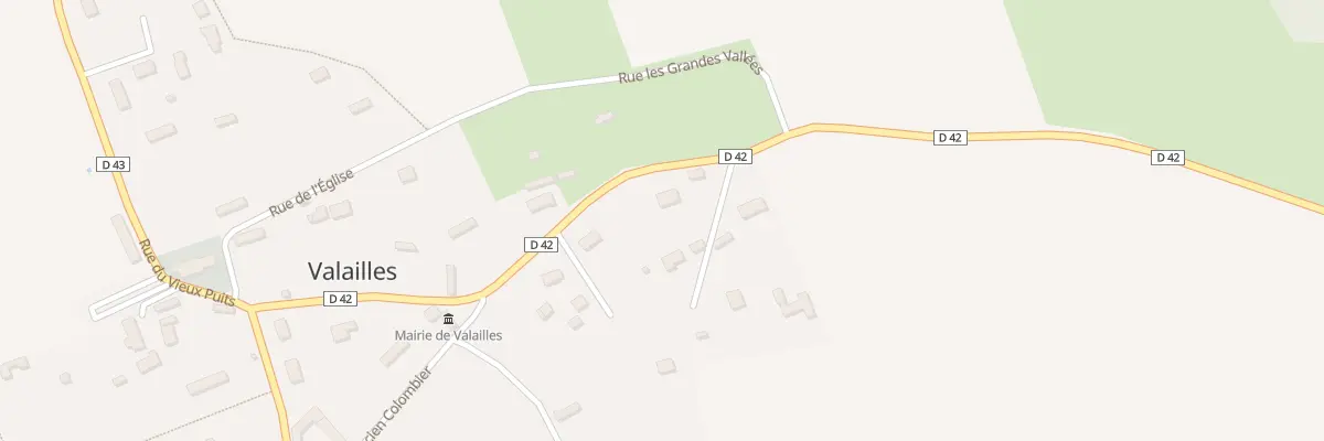 Plan du 1 Sen à l’Oiseau à Valailles