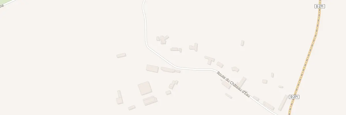 Plan du 393 Rte du Chateau d’Eau à Ouainville