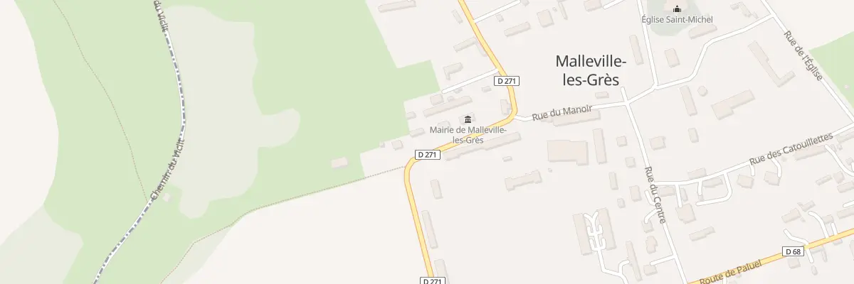 Plan du 251 Rte de Veulettes à Malleville-les-Grès