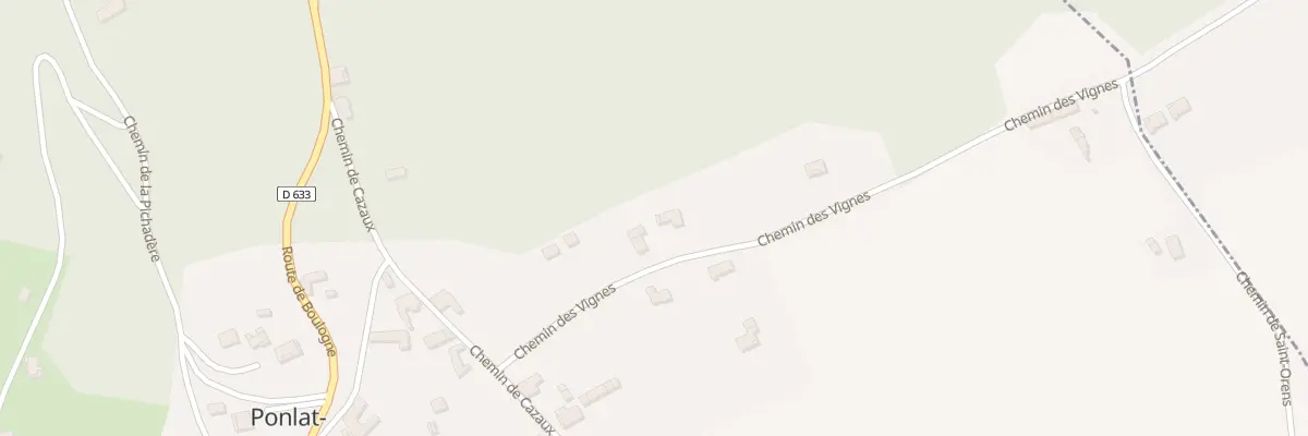 Plan du 5 Chem des Vignes à Ponlat-Taillebourg