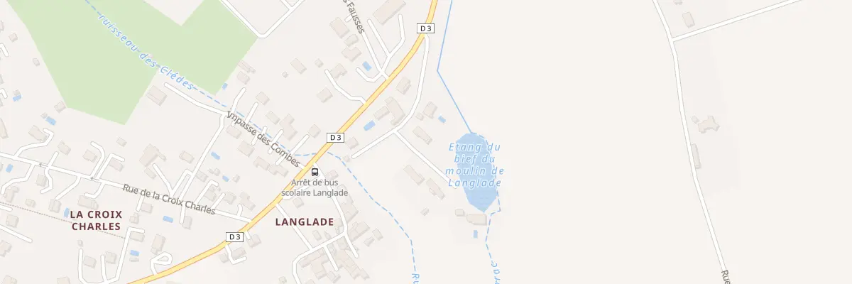 Plan du 3 Rue de l’Etang à Annesse-et-Beaulieu