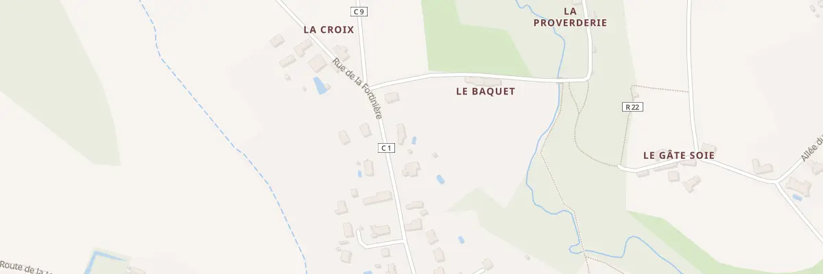 Plan du 55 Rue de la Fortinière à Charentilly