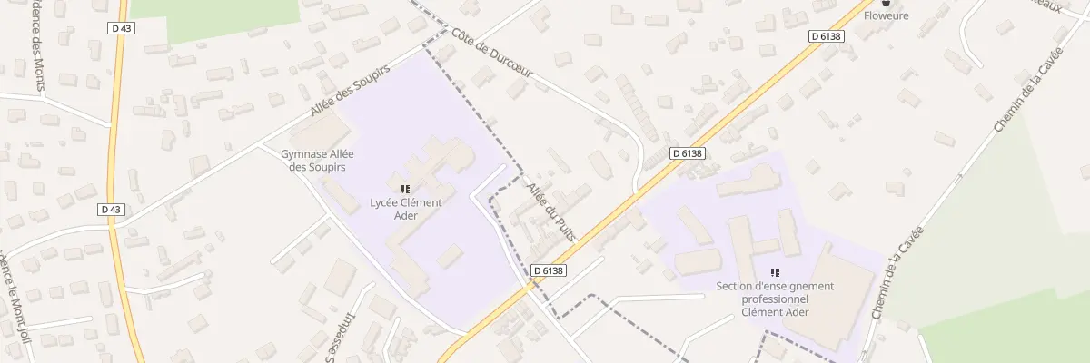 Plan du 2 All du Puits à Menneval