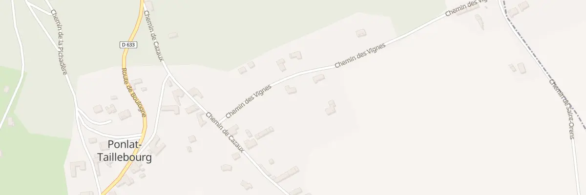 Plan du 6 Che des Vignes à Ponlat-Taillebourg