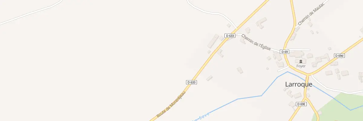 Plan du 262 Rte de Montrejeau à Larroque