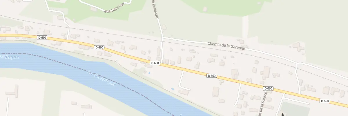 Plan du 9 Av de la Gravière à Mouleydier