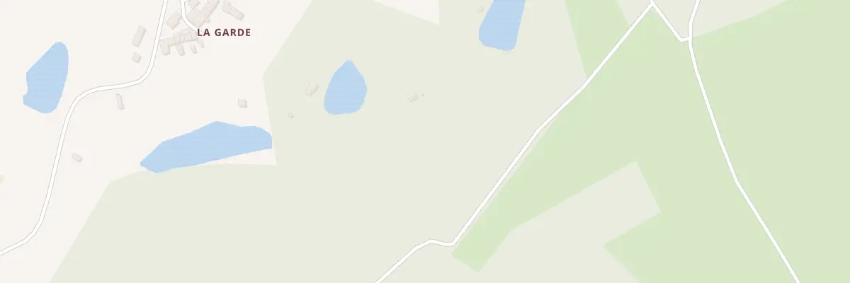 Plan du 2500 La Garde au Lindois
