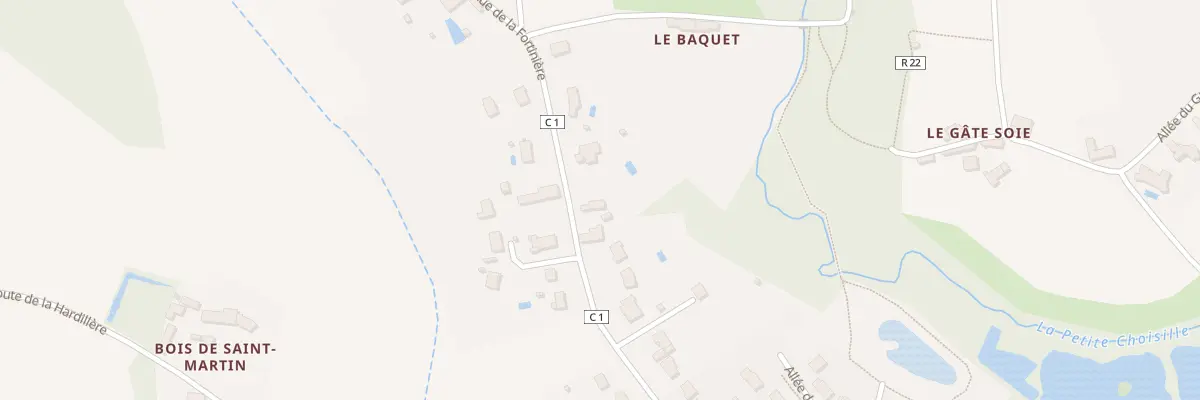 Plan du 49 Rue de la Fortinière à Charentilly