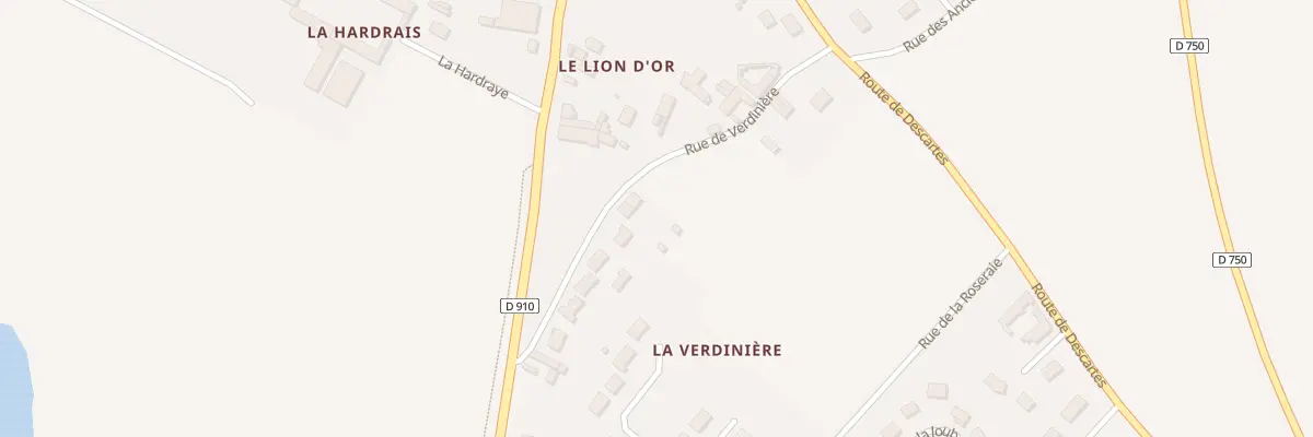 Plan du 12 Rue de la Verdinière à La Celle-Saint-Avant