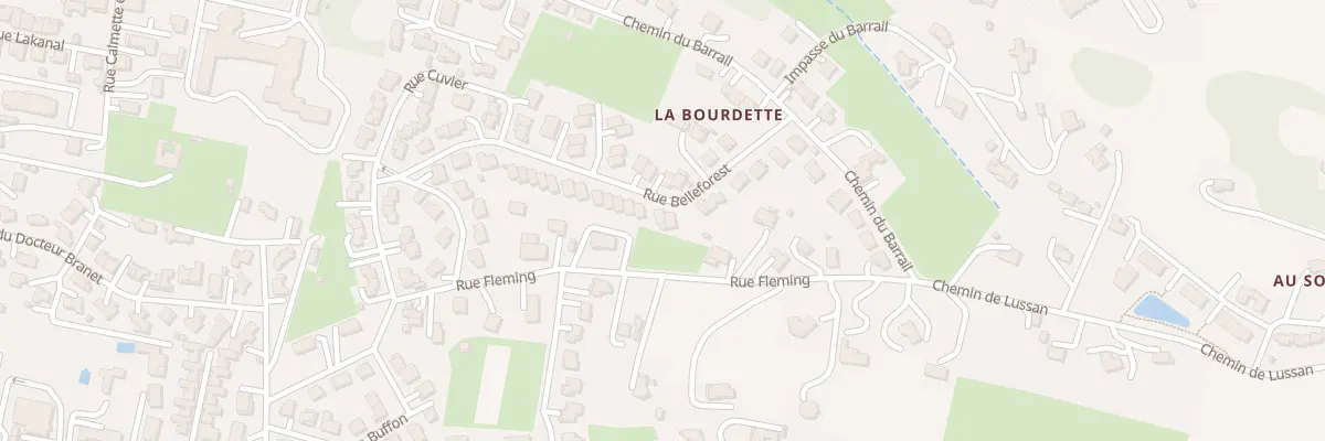 Plan du 36 Rue Belleforest à Auch