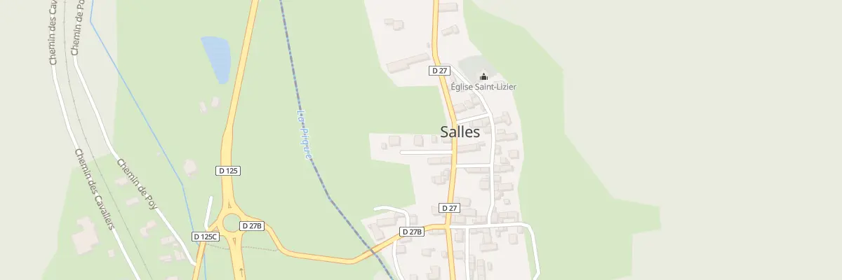 Plan du 5 Village de Salles à Salles-et-Pratviel
