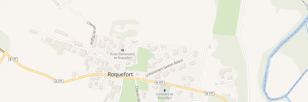 Plan du 5111 Au Village à Roquefort