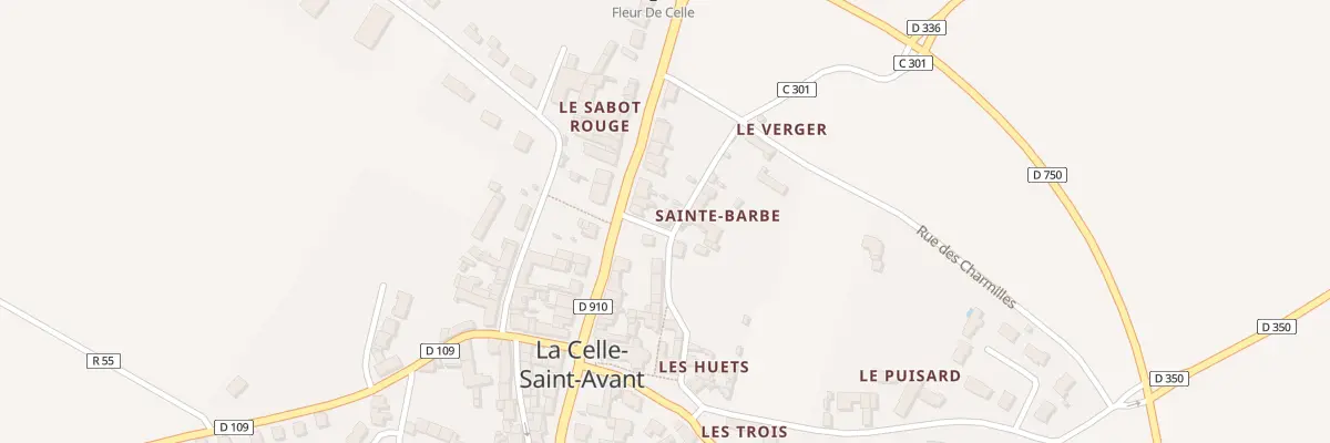 Plan du 5 Rue des Déportés à La Celle-Saint-Avant