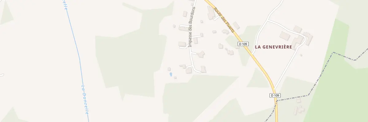 Plan du 198 Imp des Bourdons à Bussac