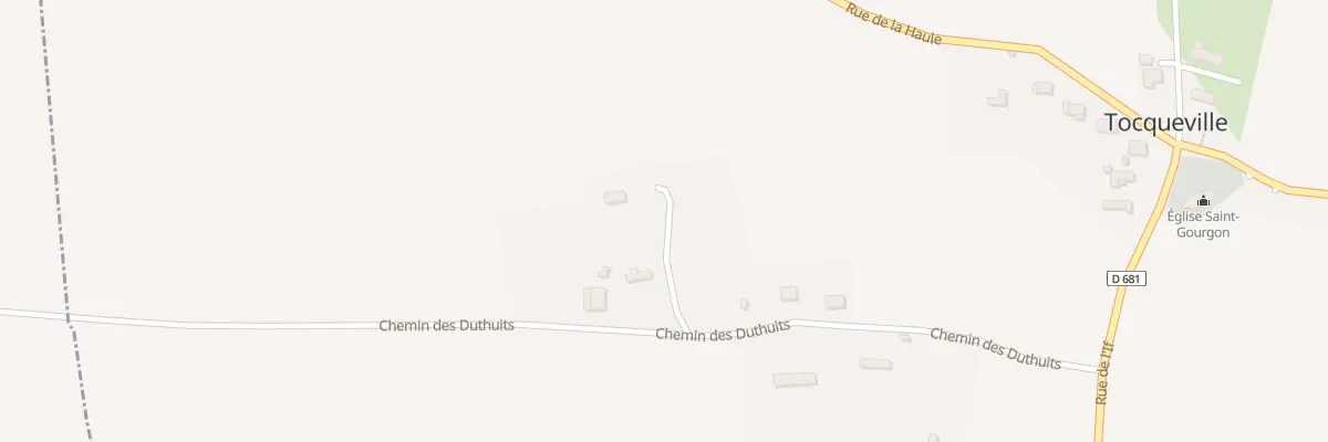 Plan du 304 Che des Duthuits à Tocqueville