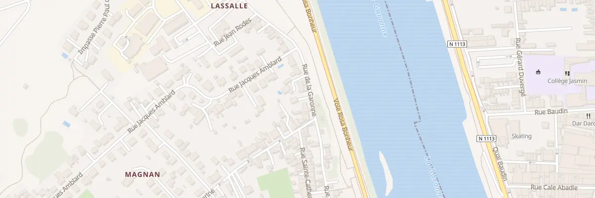 Plan du 195B Rue de la Garonne au Passage
