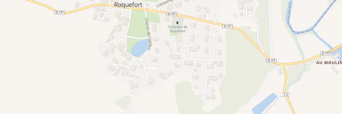 Plan du 13 Lot les Pruniers à Roquefort