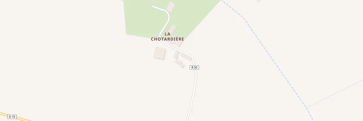 Plan du 1 La Chotardiere à Thilouze