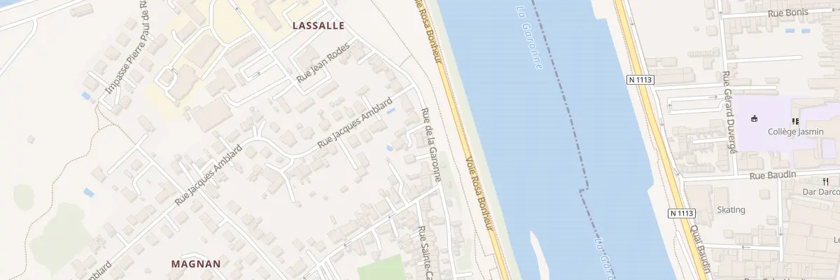 Plan du 197 Rue de la Garonne au Passage